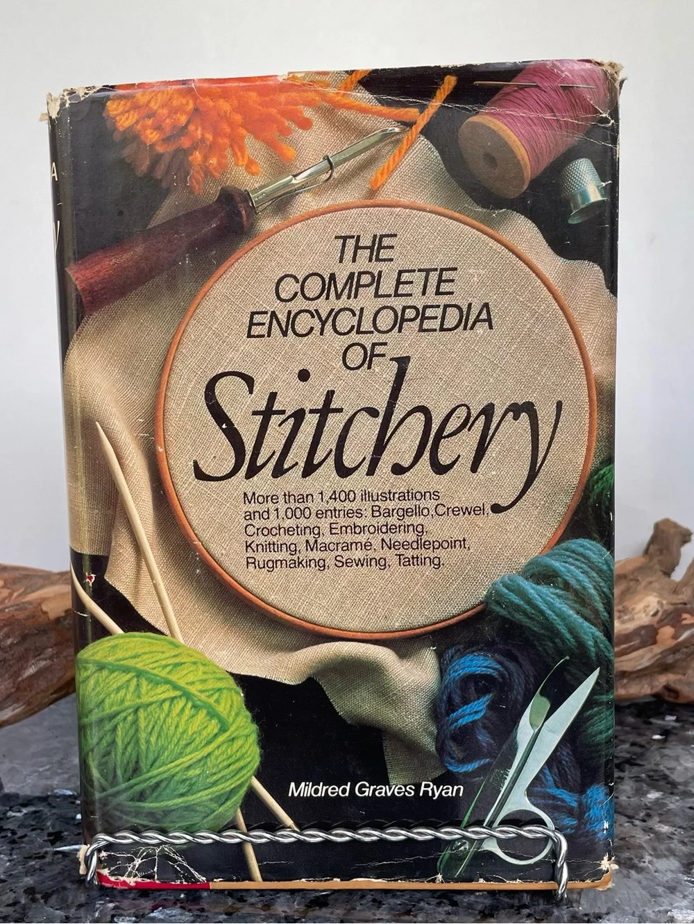 The Complete Encyclopedia Of Stitchery By Mildred Grave Ryan, Hard Cover Book